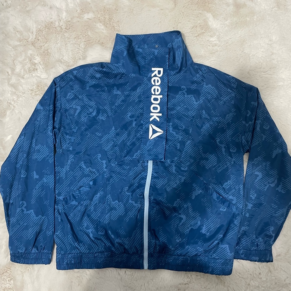 Women’s medium Reebok Blue Windbreaker